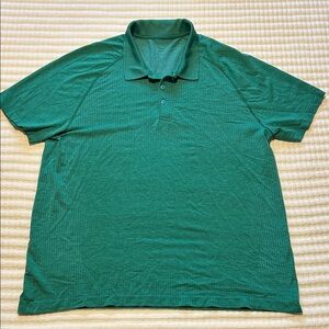 Lululemon Metal Vent Tech Polo Shirt 2.0 Men's Green XXL
